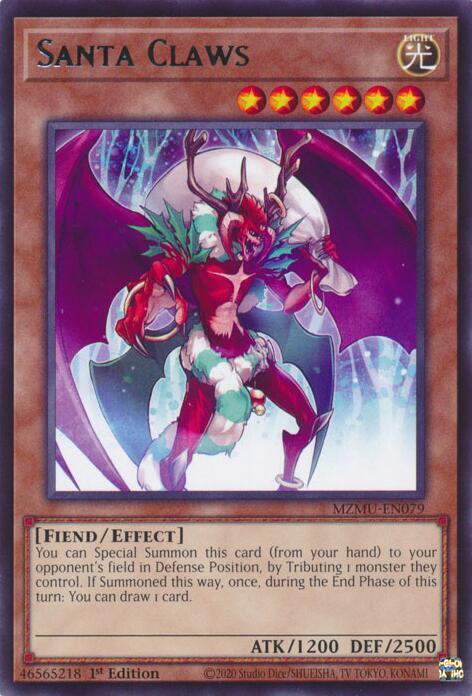 Yu-Gi-Oh! TCG: Santa Claws (MZMU)