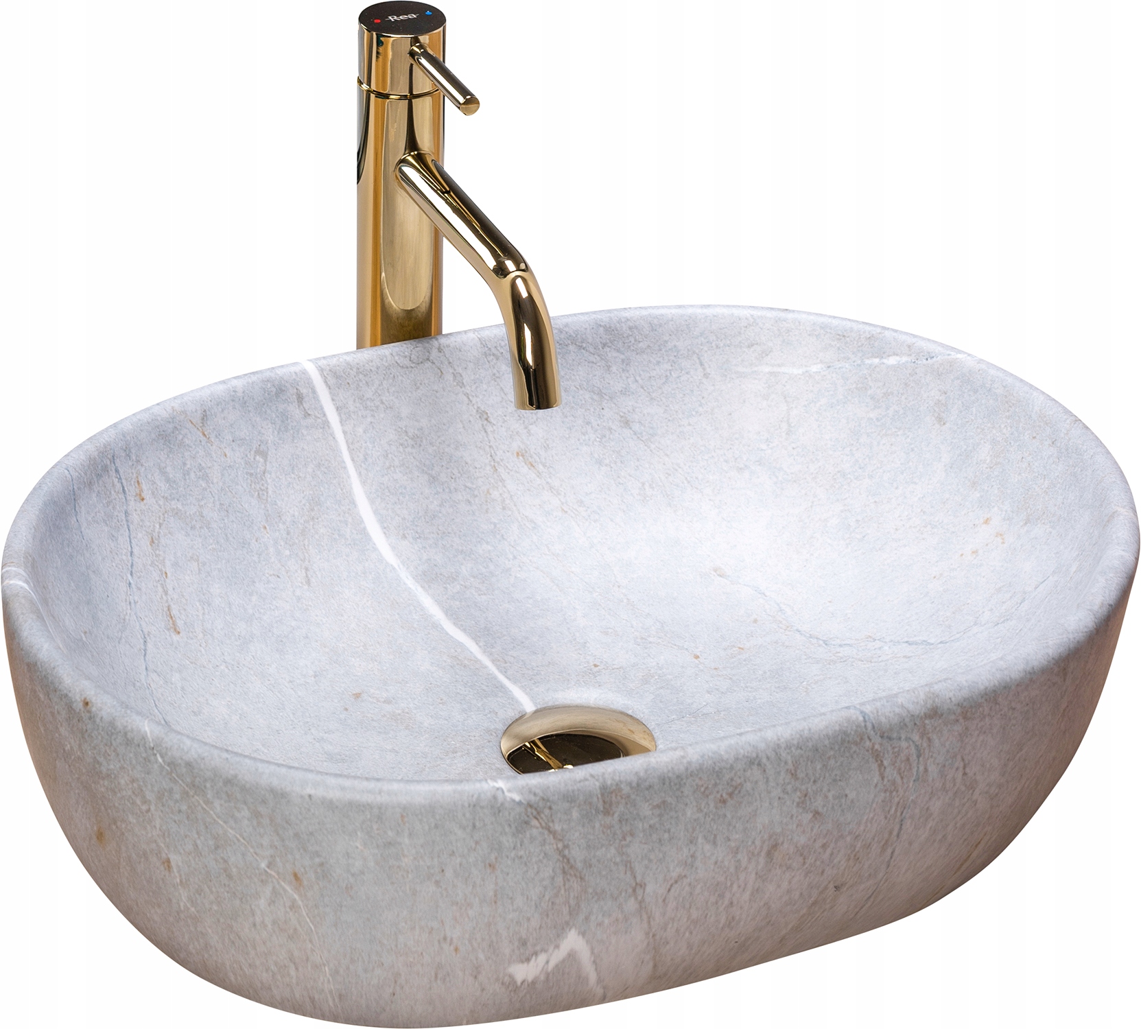 

Umywalka Ceramiczna Nablatowa Lara Grey owalna