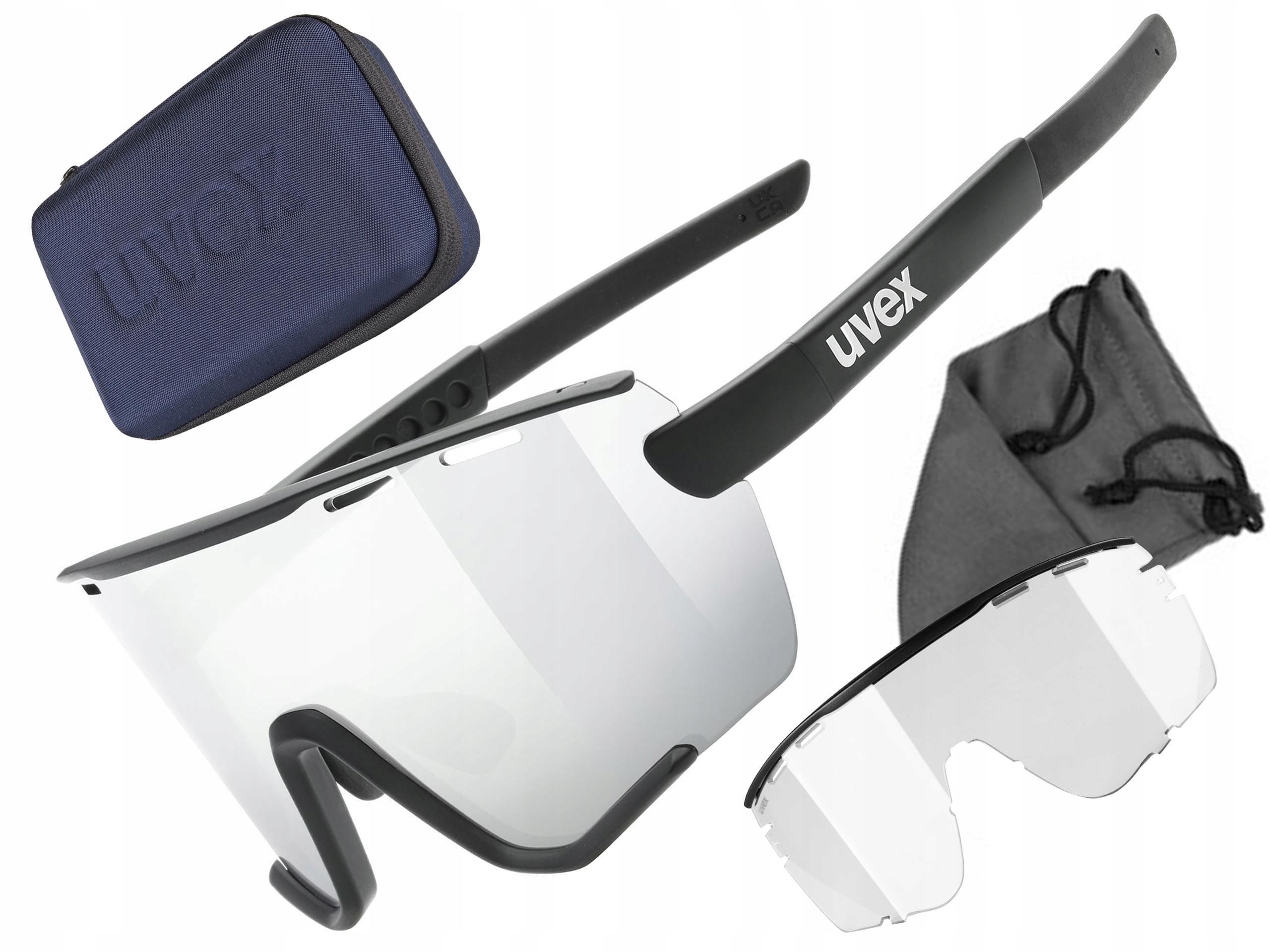 Cyklistické brýle Uvex Sportstyle 236 černé S3+S0