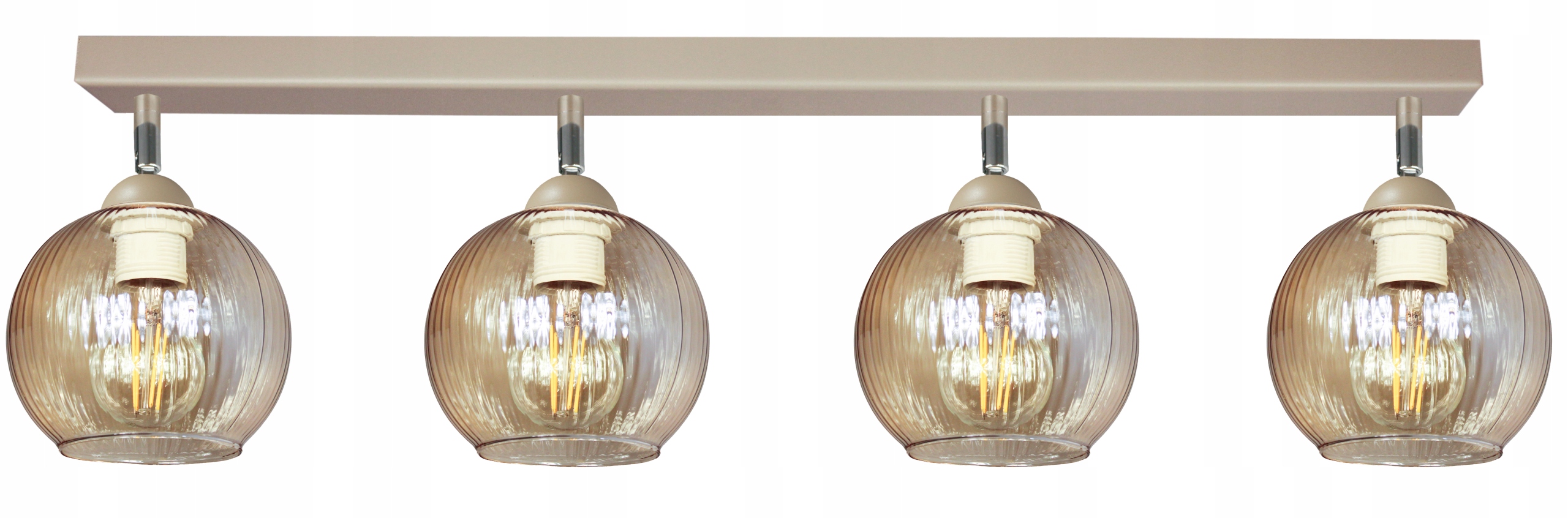Stropní Svítidlo stropní svítidlo Rýhovaná Stínidla béžová boho lustrová Led stropní lampa