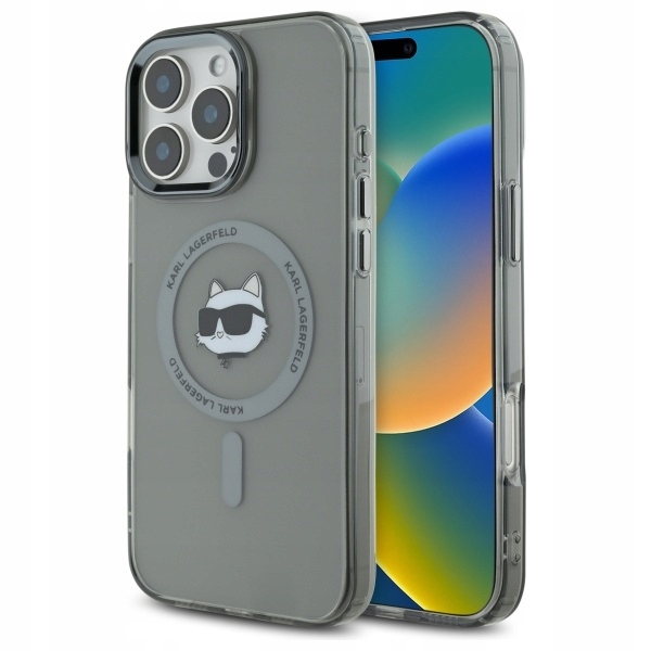 Karl Lagerfeld KLHMP16LHLSCHK iPhone 16 Pro 6.3" černý/černý hardcase IML