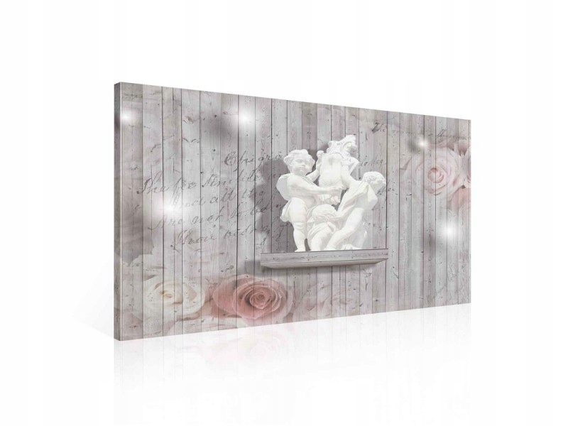 Obraz 100x75 Jemnost romantismus vintage klasika růže pastelové shabby chic