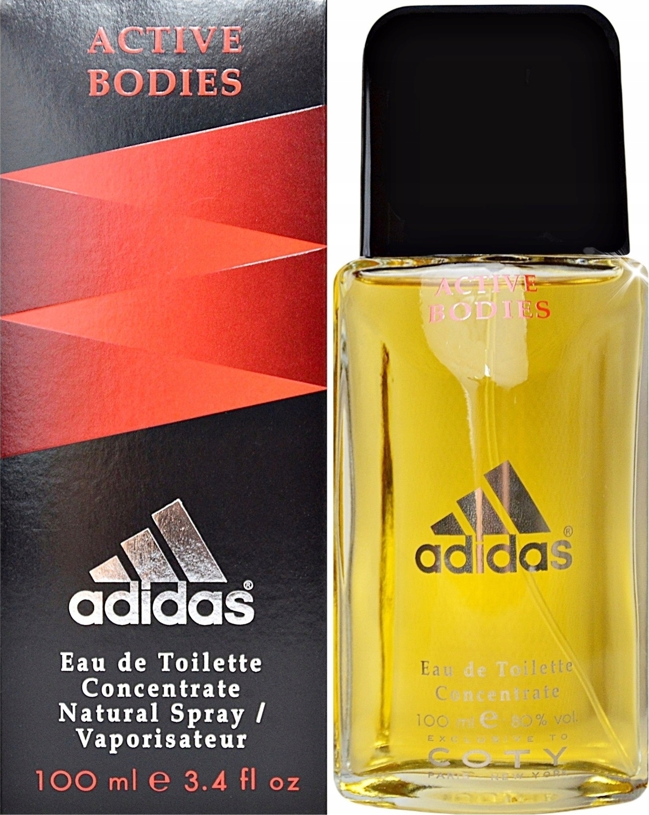 Adidas Active Bodies 100ml Edt Koncentrát Pánský