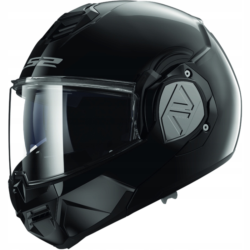 LS2 FF906 Advant Solid Black modulárna čeľusťová prilba s mixom XL
