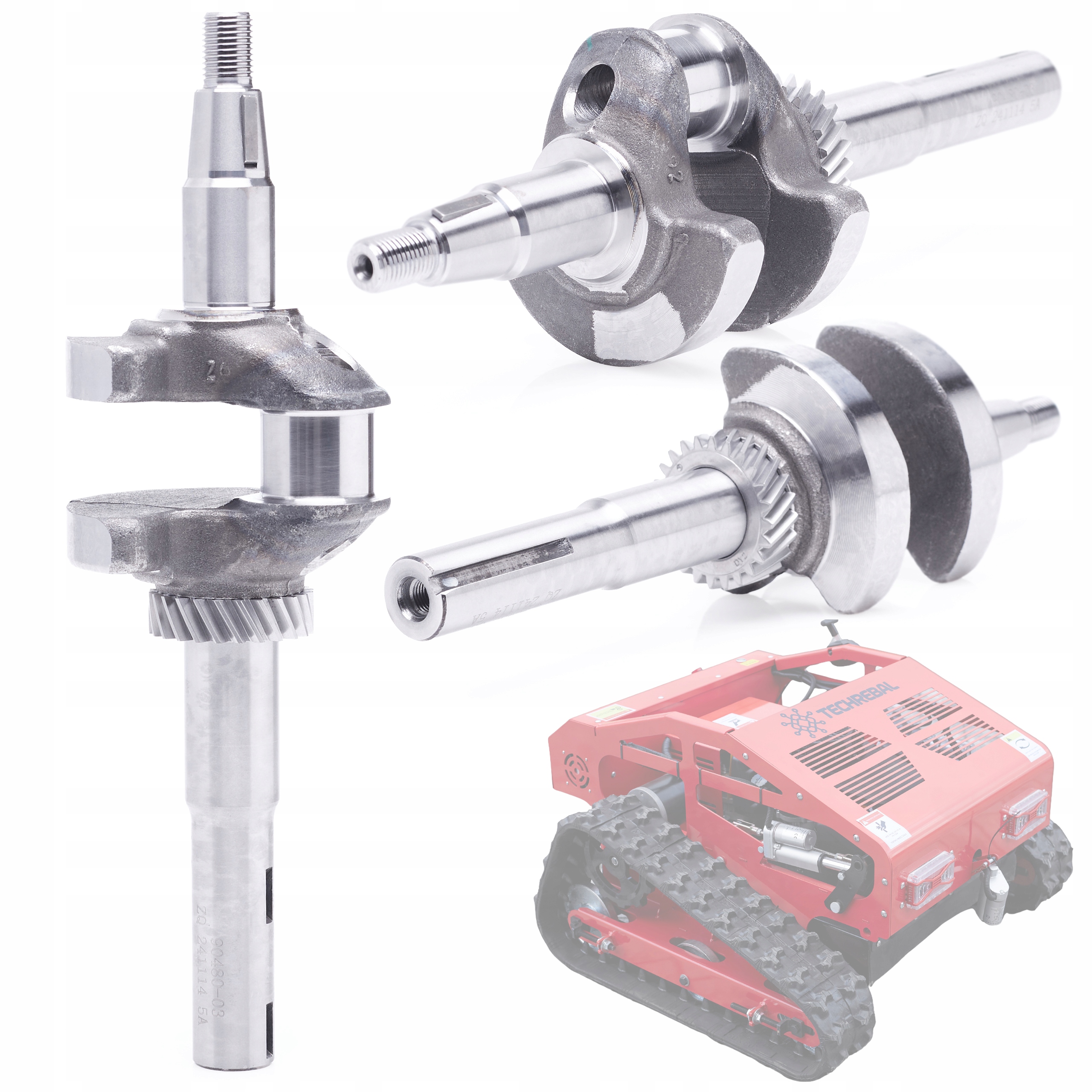 Hřídel Motoru JY-550B 22,2 MM Sekačka Techrebal Neveprato Kliková Hřídel