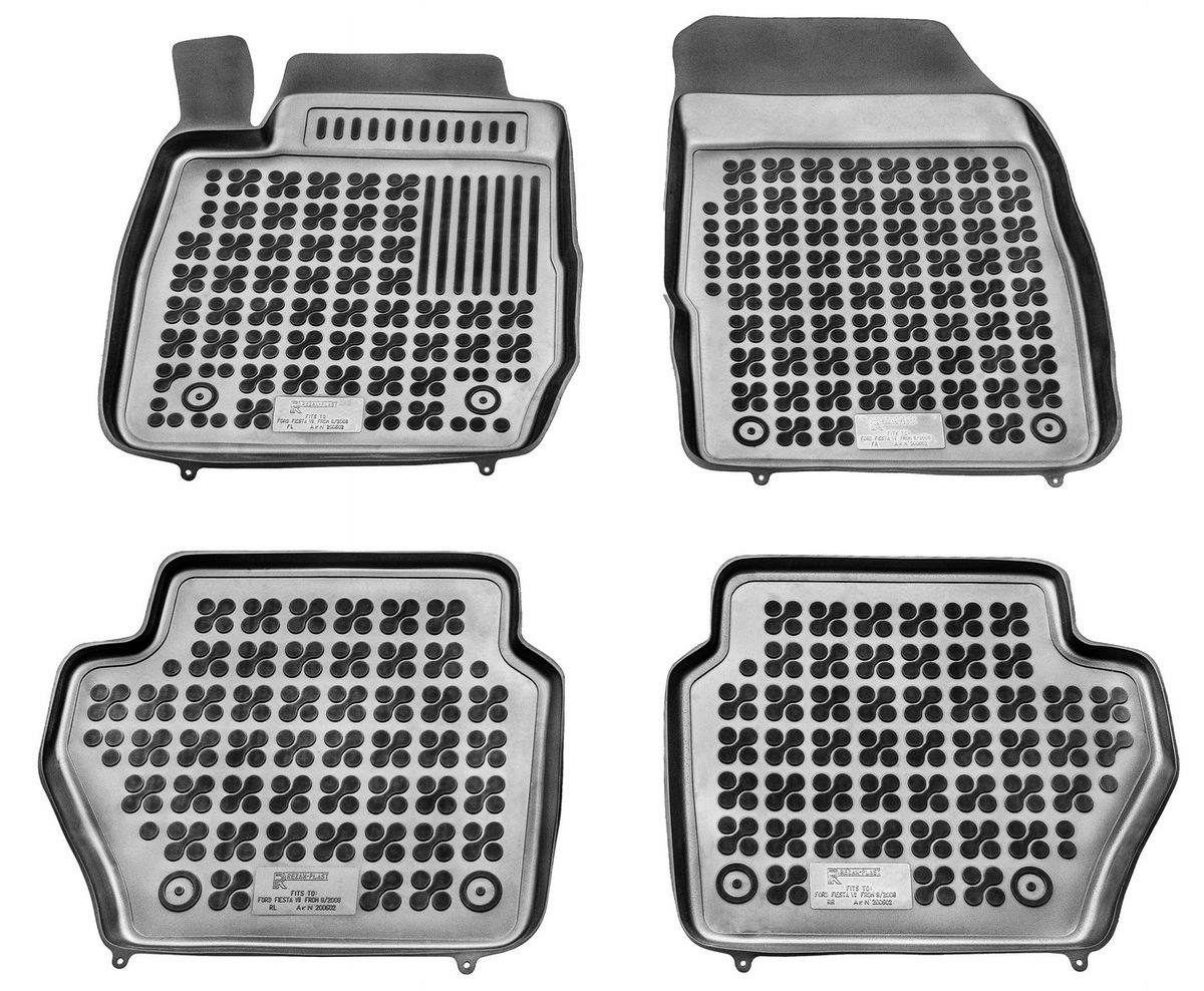 Gumové autokoberce Ford Fiesta VI, 2008-2017