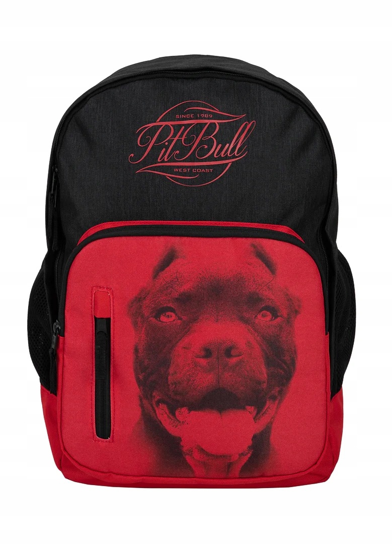 Plecak sportowy PIT BULL IR czarny/czerwony