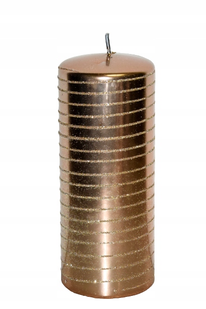 

Świeca Andalo Lustro Walec H18CM Rose Gold