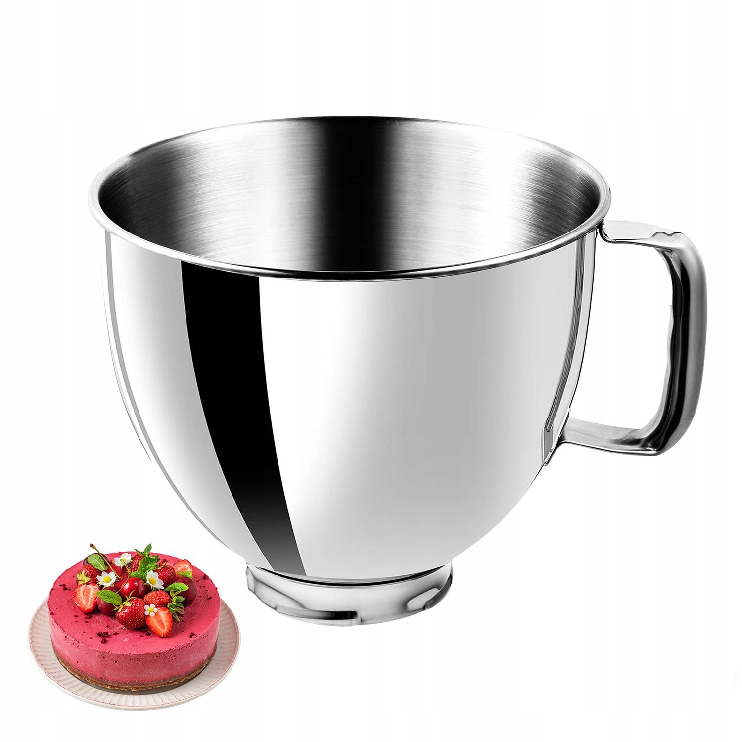 z nerezové oceli mísa o objemu 4,8 litru pro KitchenAid 4,5QT a 5QT