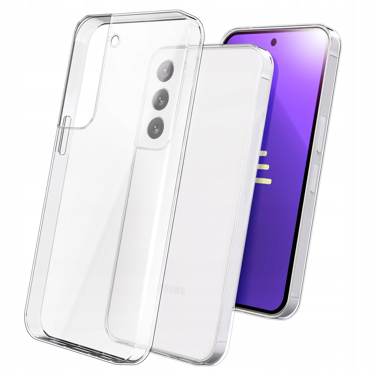Etui Do Samsung Galaxy S22 (Przezroczyste, Silikonowe, Grubość 2mm, Case)