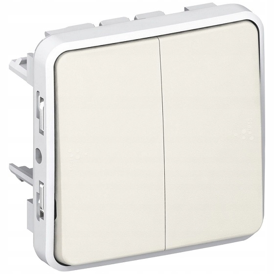 

Łącznik schodowy podwójny IP55 Plexo55 069625