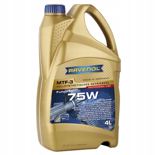 Ravenol MTF-3 Olej Przekładniowy Sae 75W80 4L