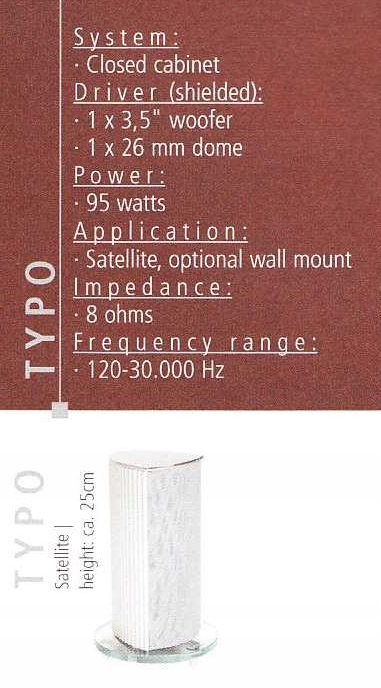 TYPO CERATEC kolumna głośnikowa