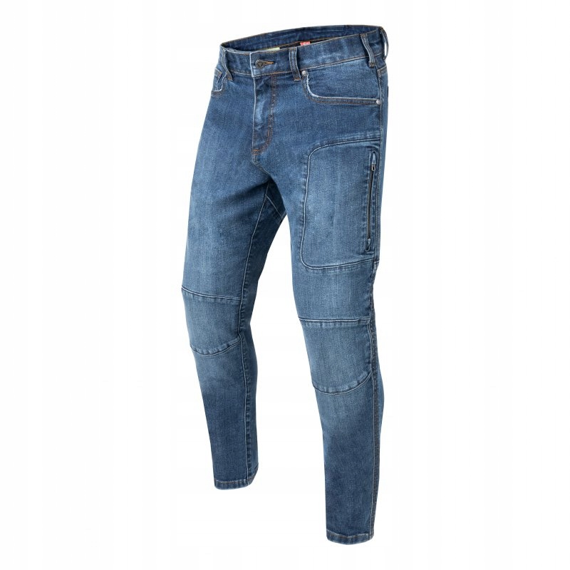 Džínsové Nohavice Rebelhorn Rage II Tapered Fit Washed Blue W30L34