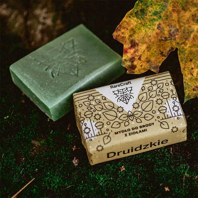 Mydło do brody RareCraft Druidzkie 110g Waga produktu z opakowaniem jednostkowym 0.2 kg