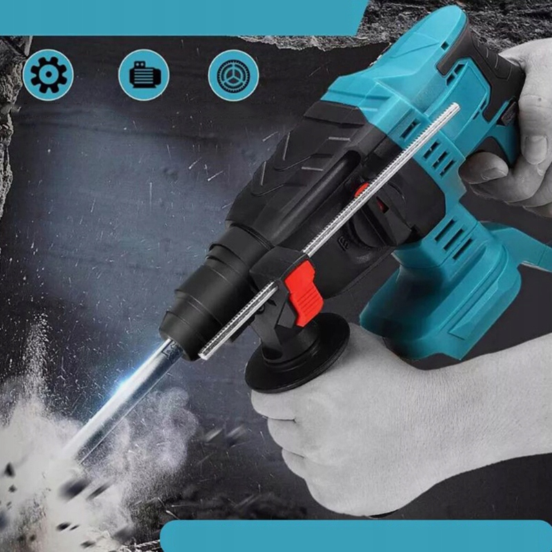 WIERTARKA UDAROWA Z 4 FUNKCJAMI AKUMULATOROWA WIERTARKA UDAROWA W BETONIE Typ uchwytu inny