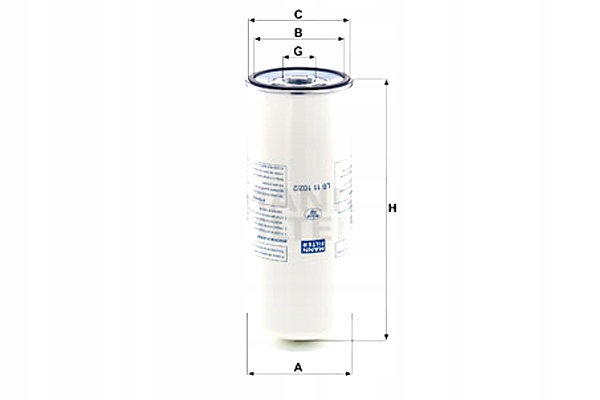 MANN-FILTER FILTR OLEJU AGRO