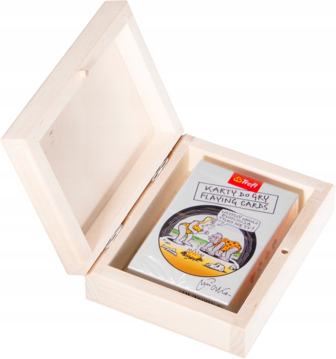 KARTY DO GRY TREFL MLECZKO W PUDEŁKU