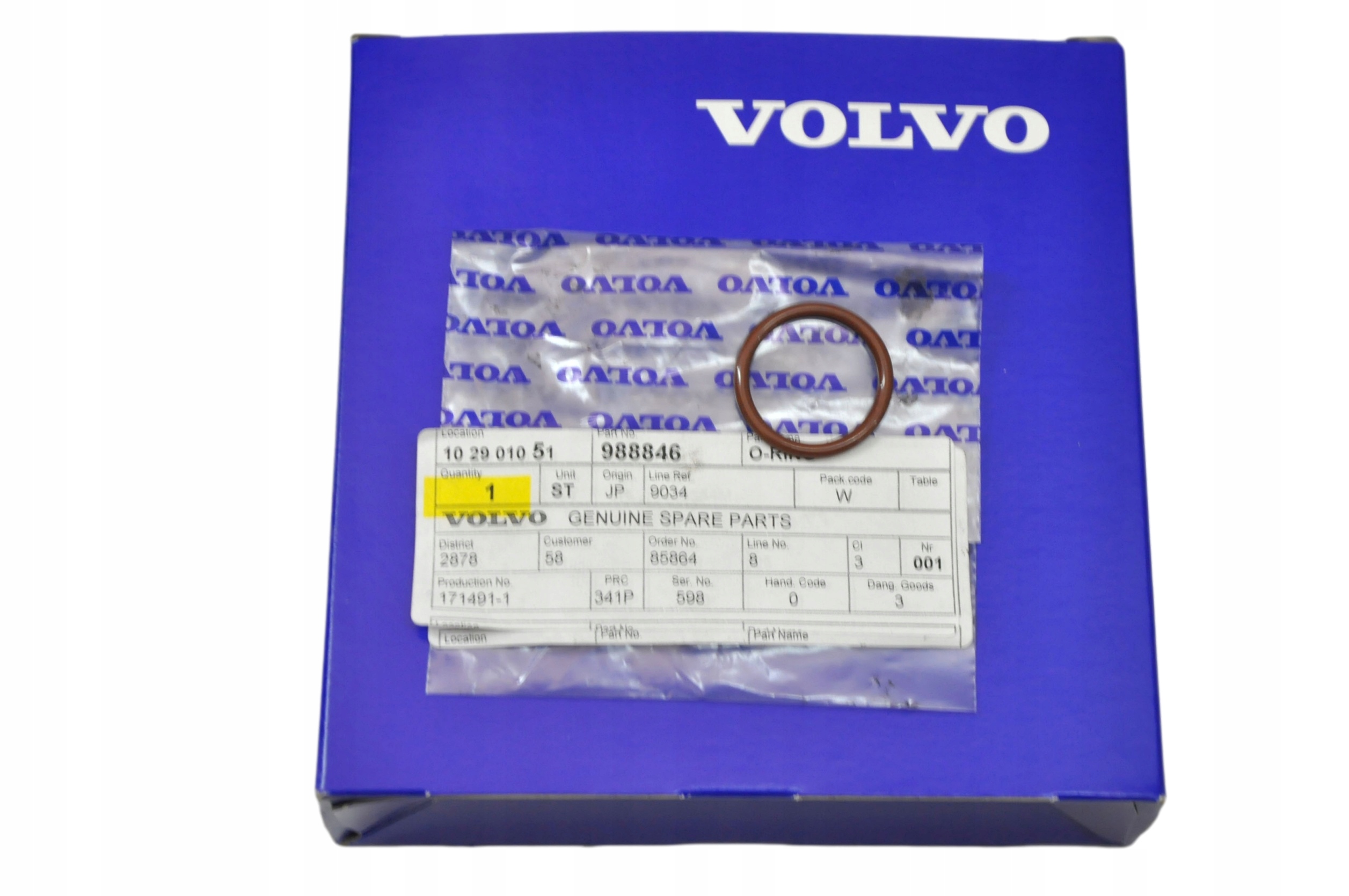 VOLVO oring ukladu klimatyzacji 24mm x 3mm OE Typ samochodu Samochody osobowe