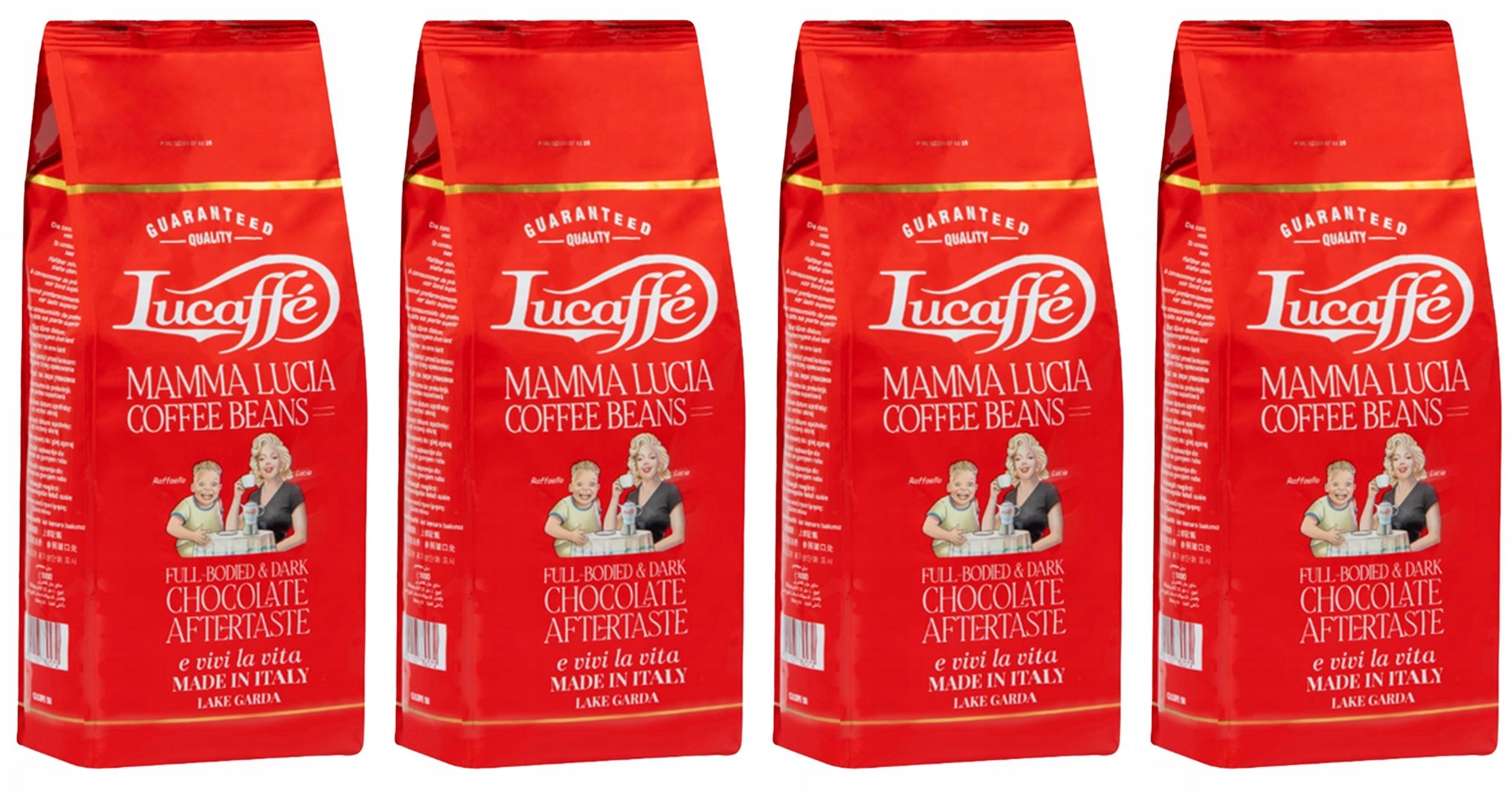 Kawa Ziarnista Lucaffe Mamma Lucia 4 kg włoski smak espresso