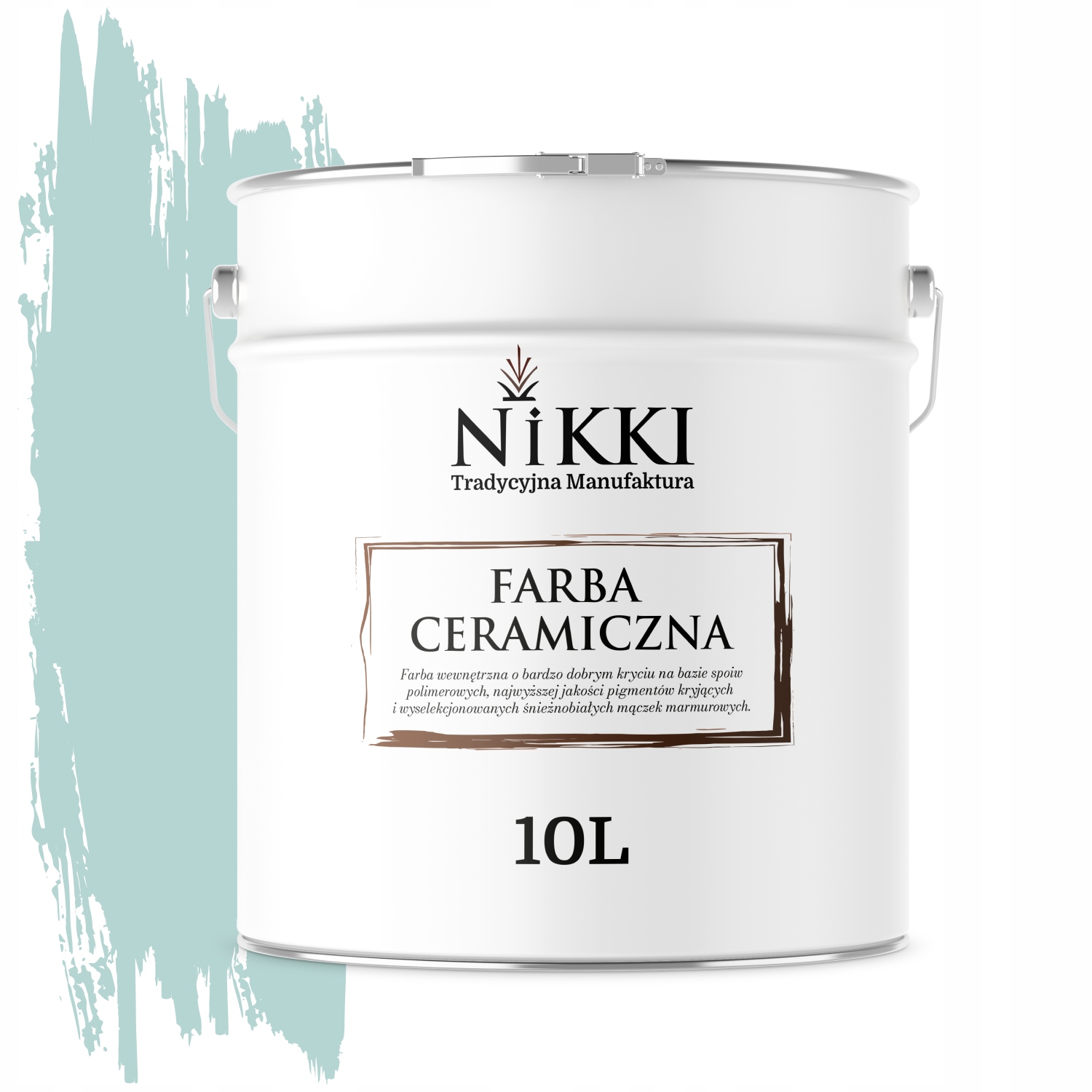 Keramická Stropná Nástenná Farba Mätová Svetlá H1561 Hlboká Matná 10 L