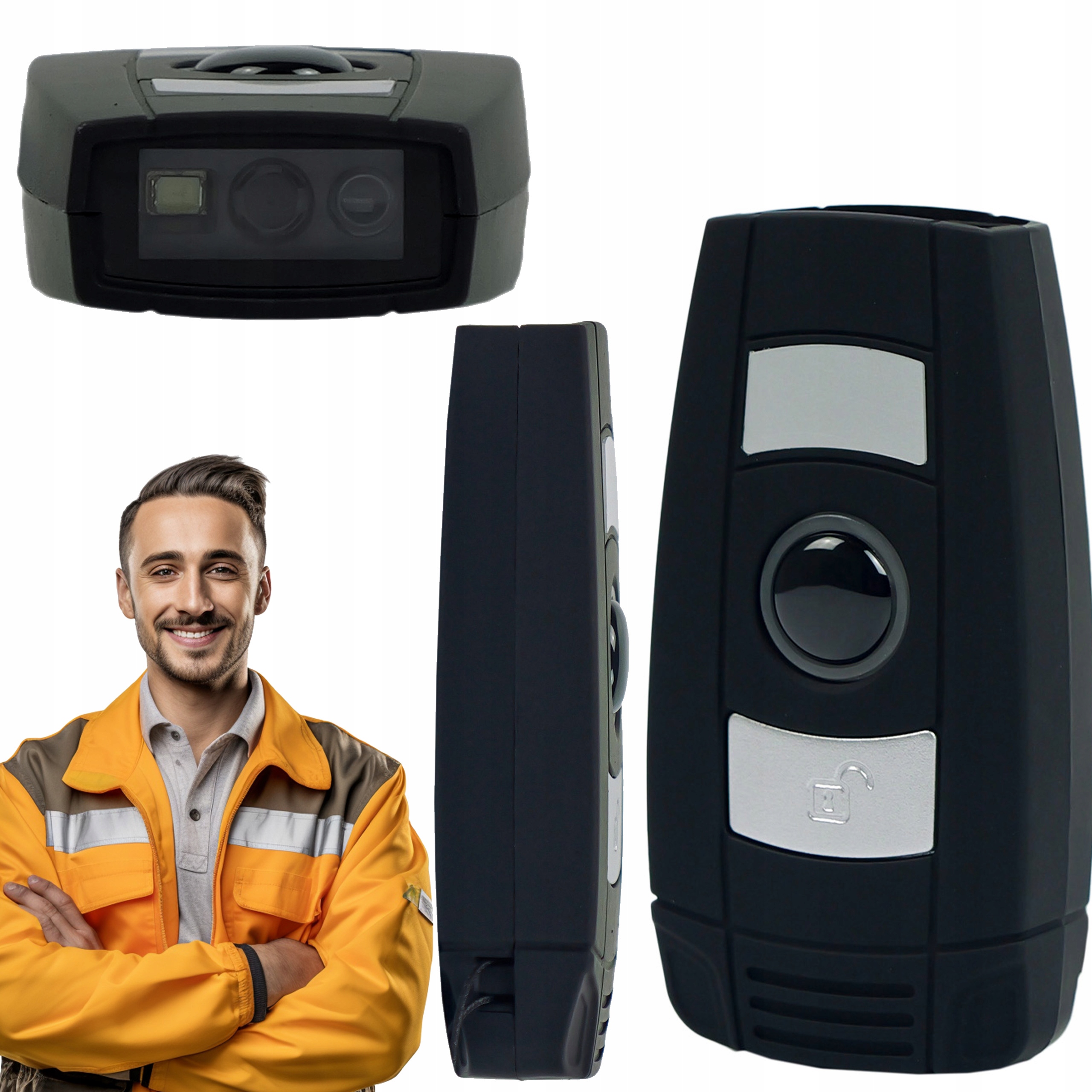 Mini Qr čtečka s Wifi 2.4G Bluetooth a vestavěnou pamětí až pro 5000 kódů