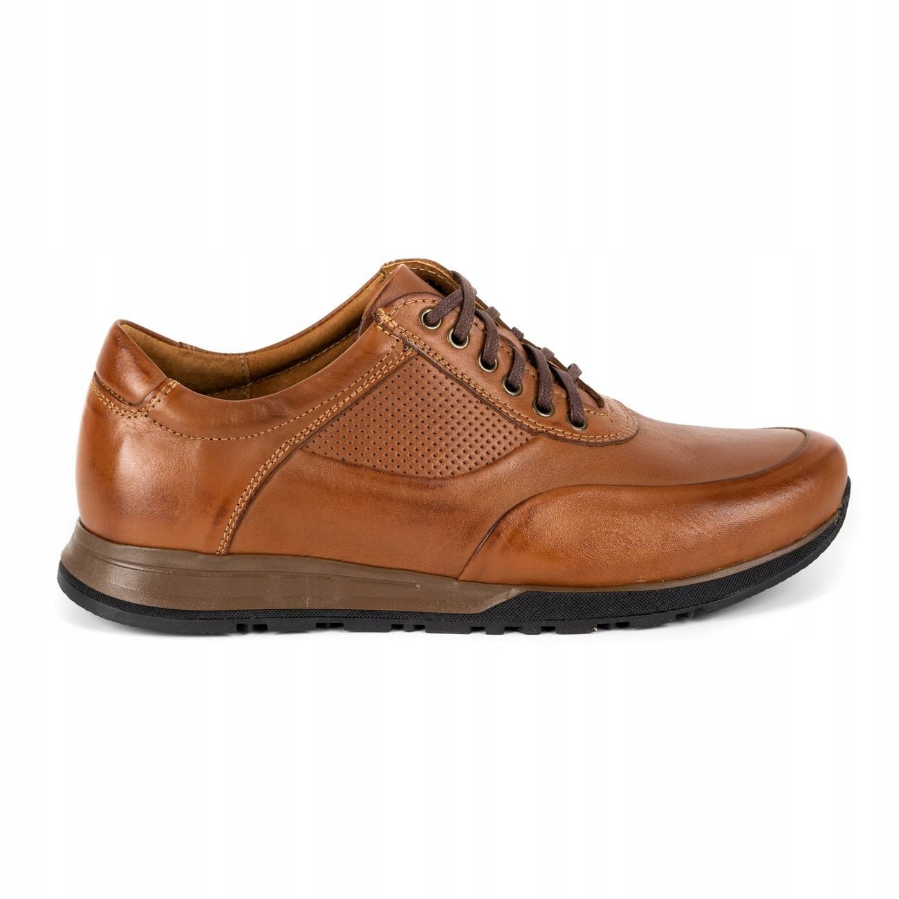 

Buty Męskie skórzane Casual 902KNT brązowe 43