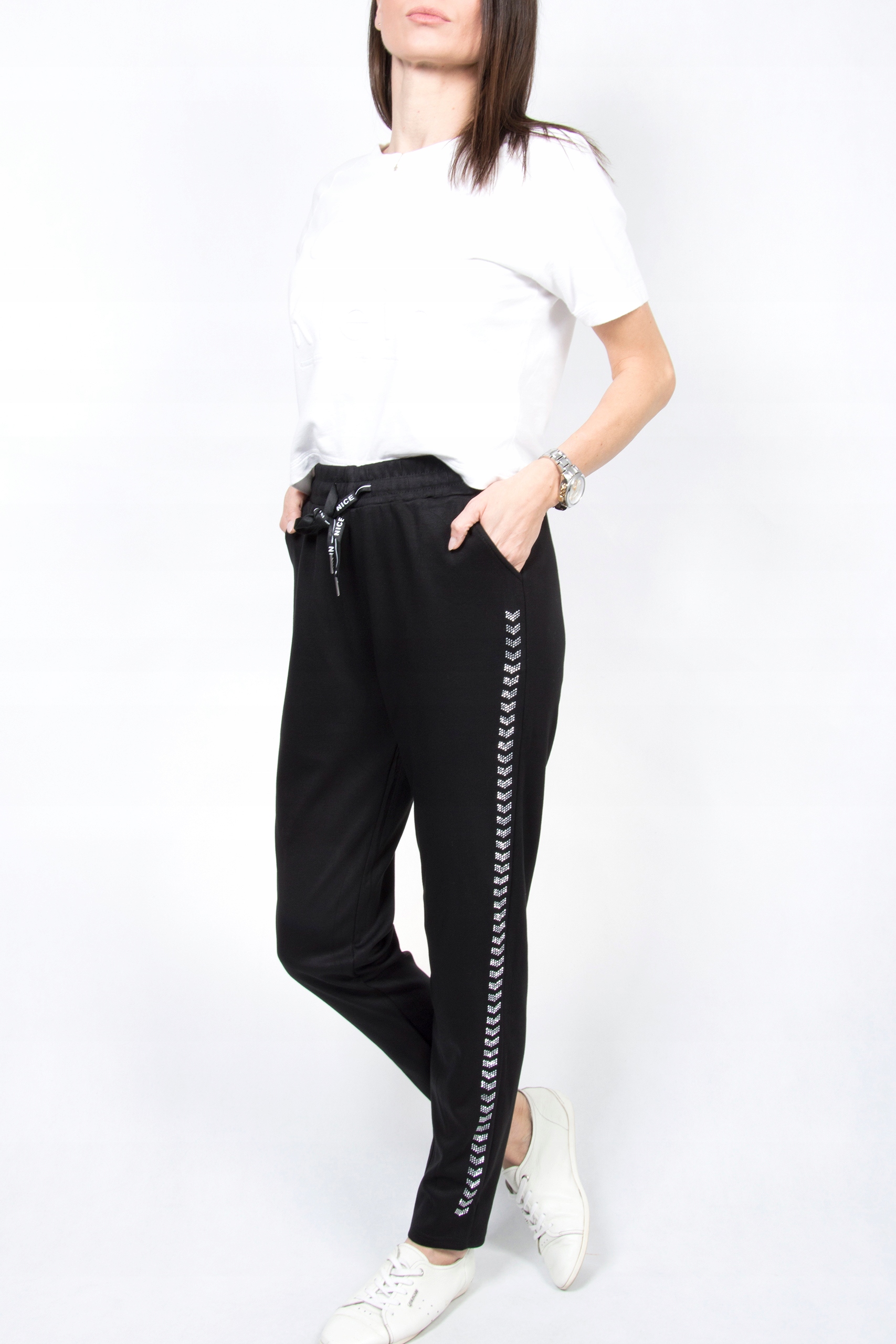 F95 DAMSKIE SPODNIE DRESOWE wysoki stan XXL/3XL Rozmiar XXL