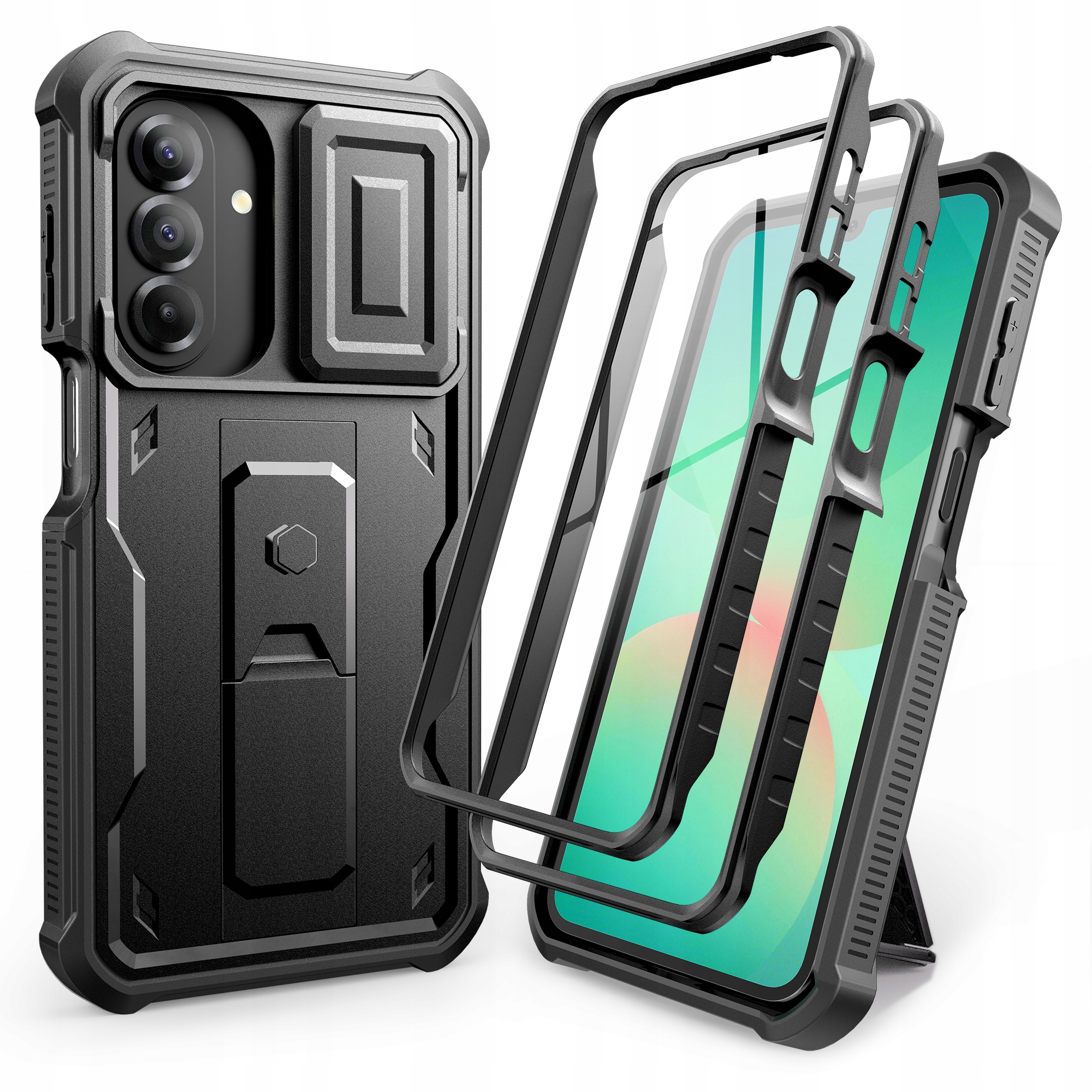 Pancerne Etui Shockproof Case Z Osłoną Na Ekran Do Galaxy A27 5G