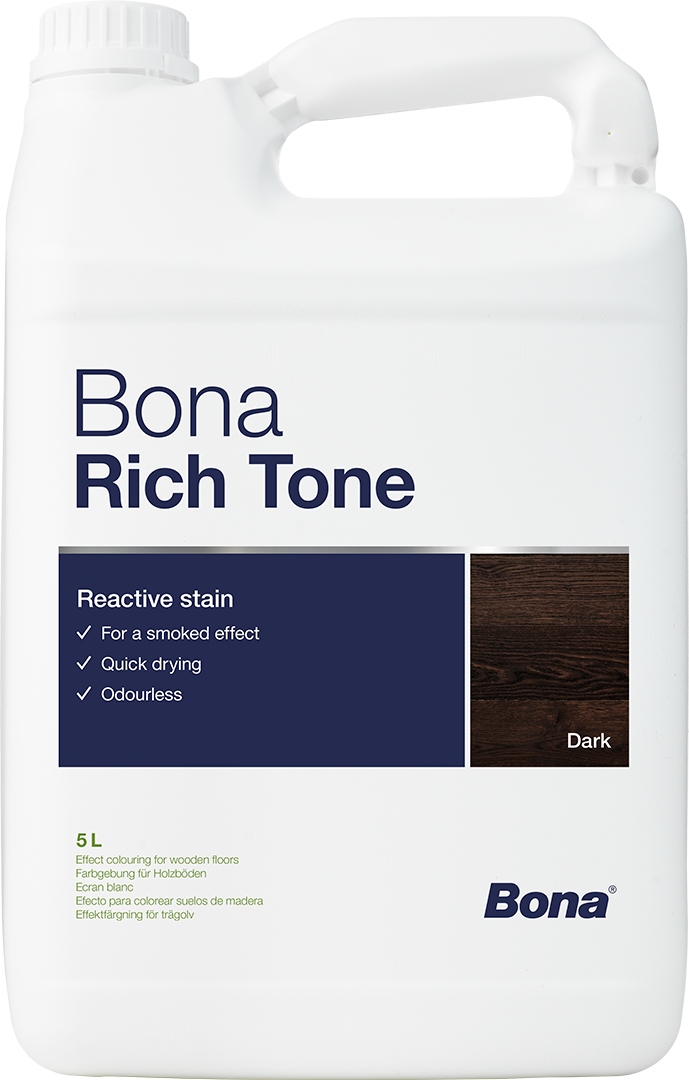 Bona Rich Tone 5L efekt uzeného dubu barvení dřeva před olejem