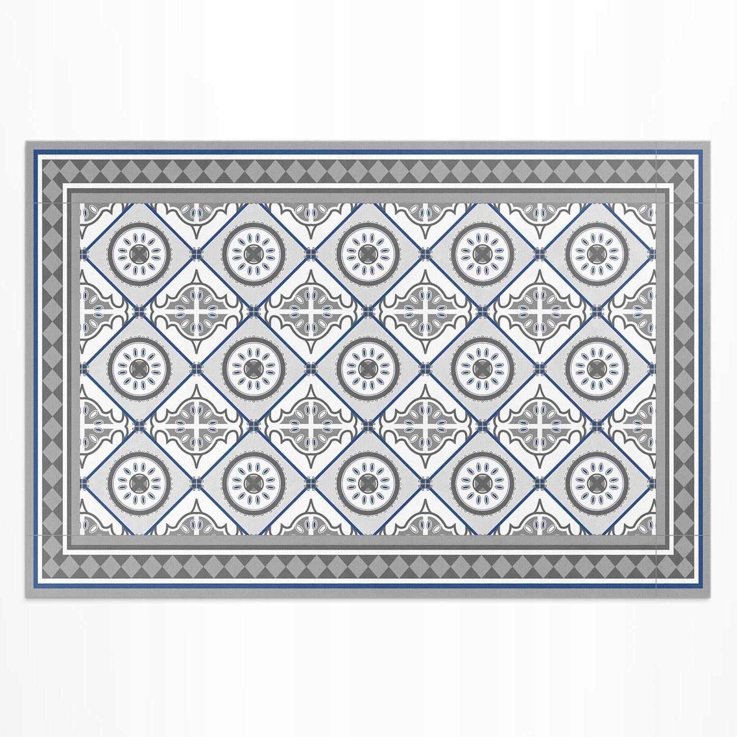 Vinylový koberec do záhrady Geometrické ornamentálne kosoštvorce 120 x 80 cm