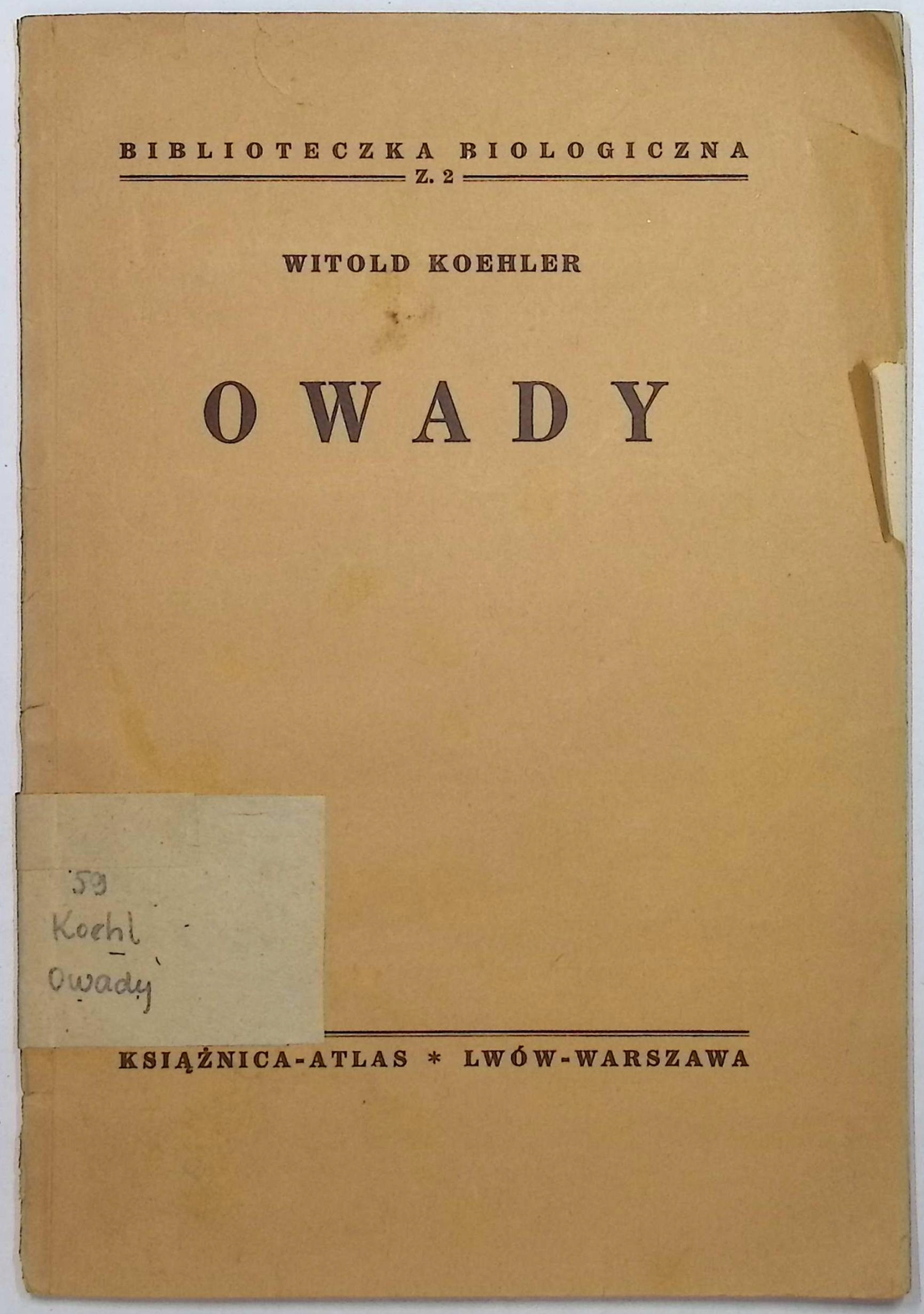 Owady (ok. 1925 r.) - Koehler