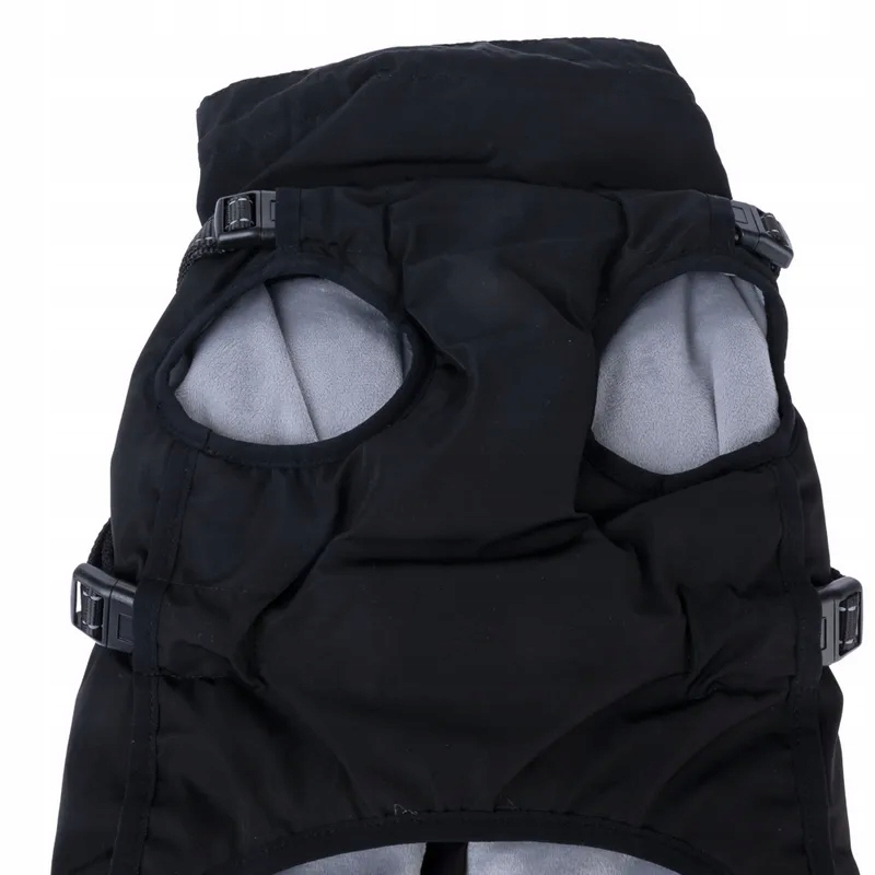 Levně Tiaki kabát pro psa s ramenními popruhy Arkon, černý, 50 cm