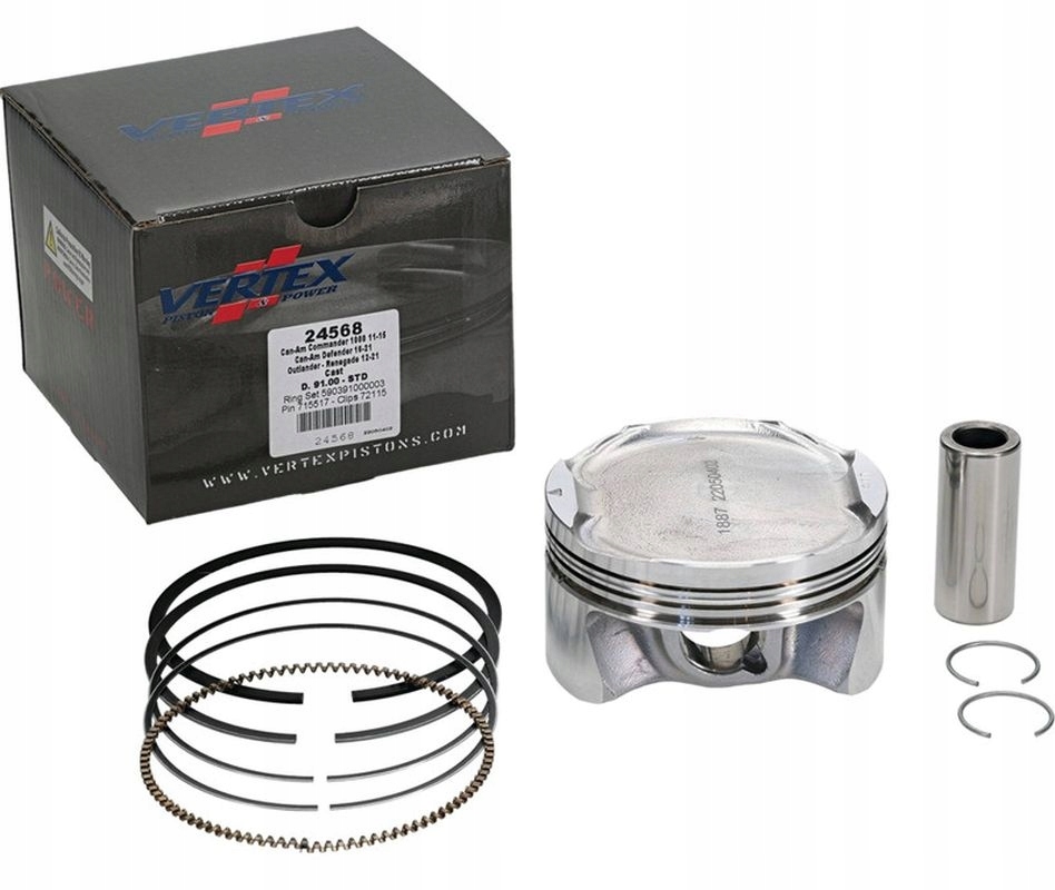 Vertex Piest Can-am Commander 1000 /xt/r '11-'21, Defender 1000 Pro/dps/xtp/