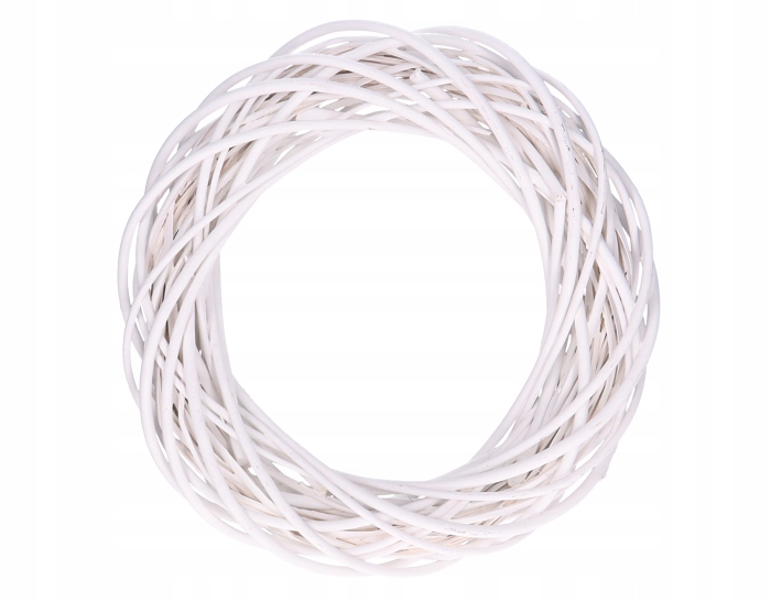 Wianek wiklinowy ringo biały 20 cm