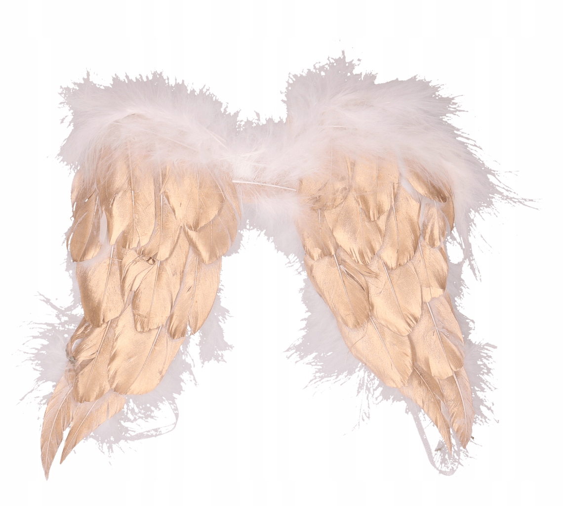 

Skrzydła złote na choinkę, do dekoracji 21 x 24 cm