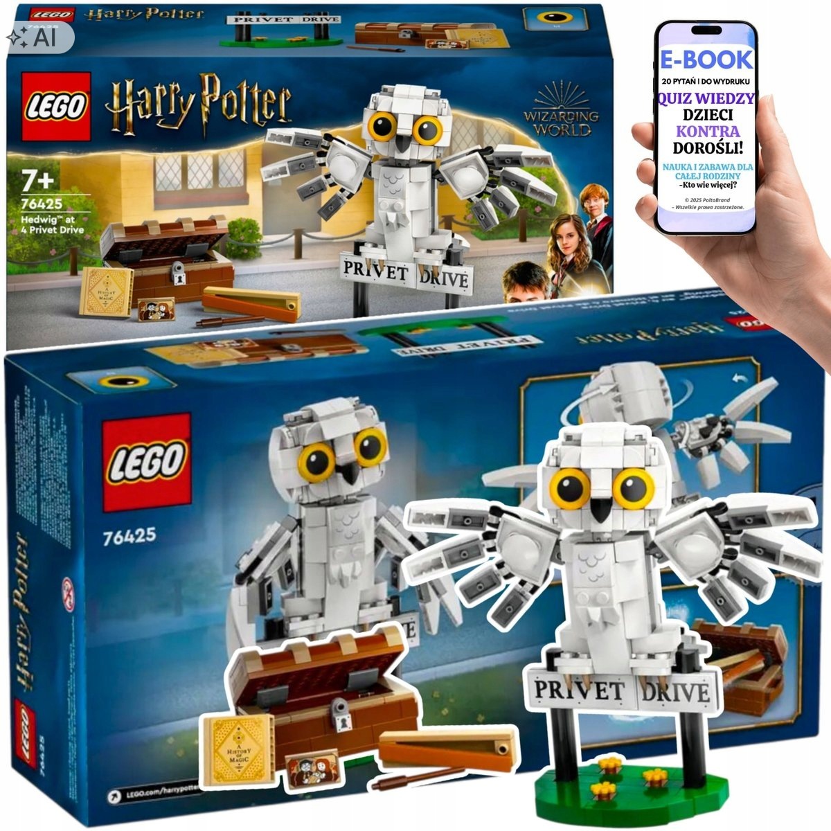 Lego Klocki Sowa Hedwiga Harry Potter Dla Chłopca EBOOK-2