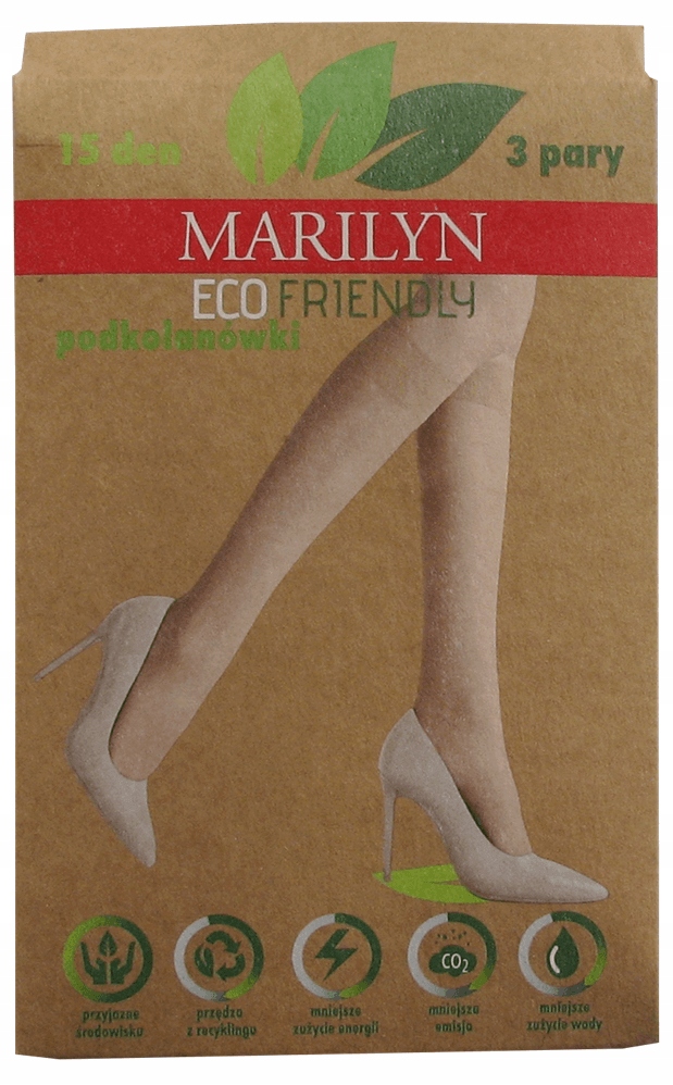 

3 Paru Marilyn bezuciskowe podkolanówki Eco visone