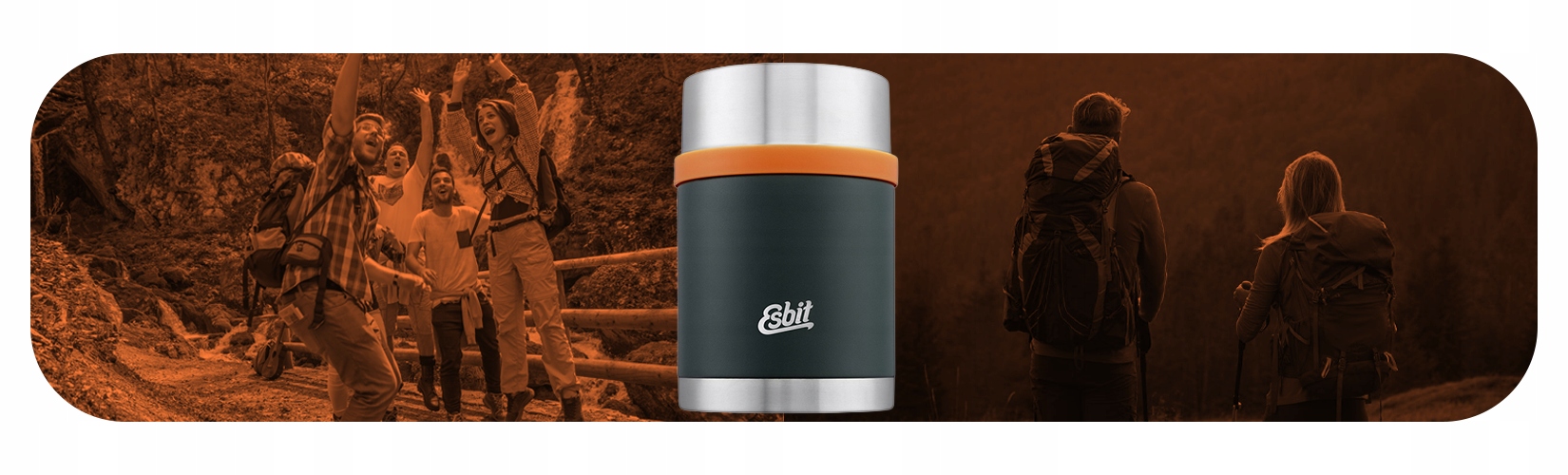 ÉTELTÁROLÓ TERMOSZ ESBIT SCULPTOR FOOD JUG 0.75L FOREST GREEN Maximális hidegmegőrzés 12 óráig