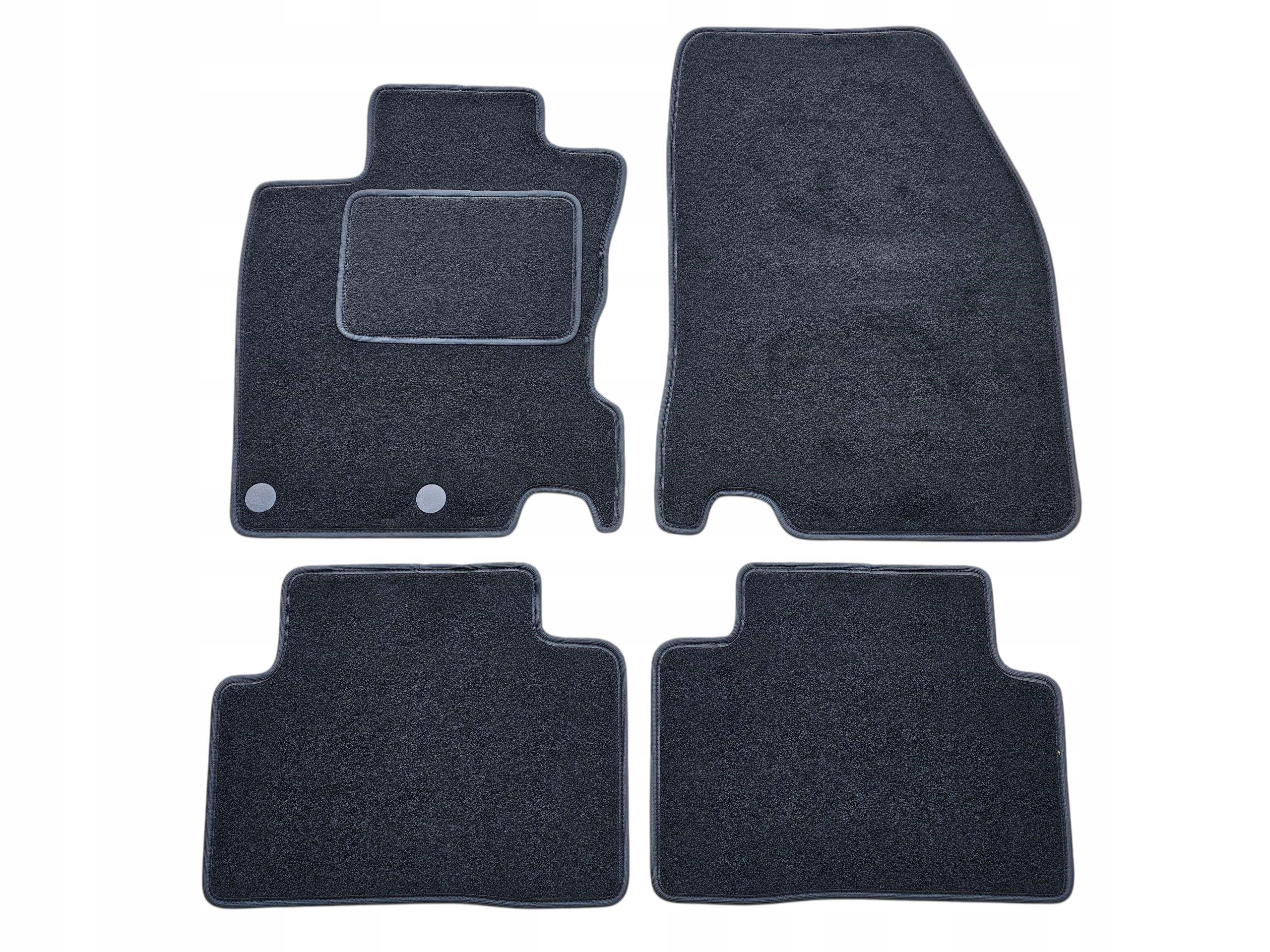 Dywaniki Welurowe Samochodowe Nissan Qashqai II 2013-2021 Komplet +stopery