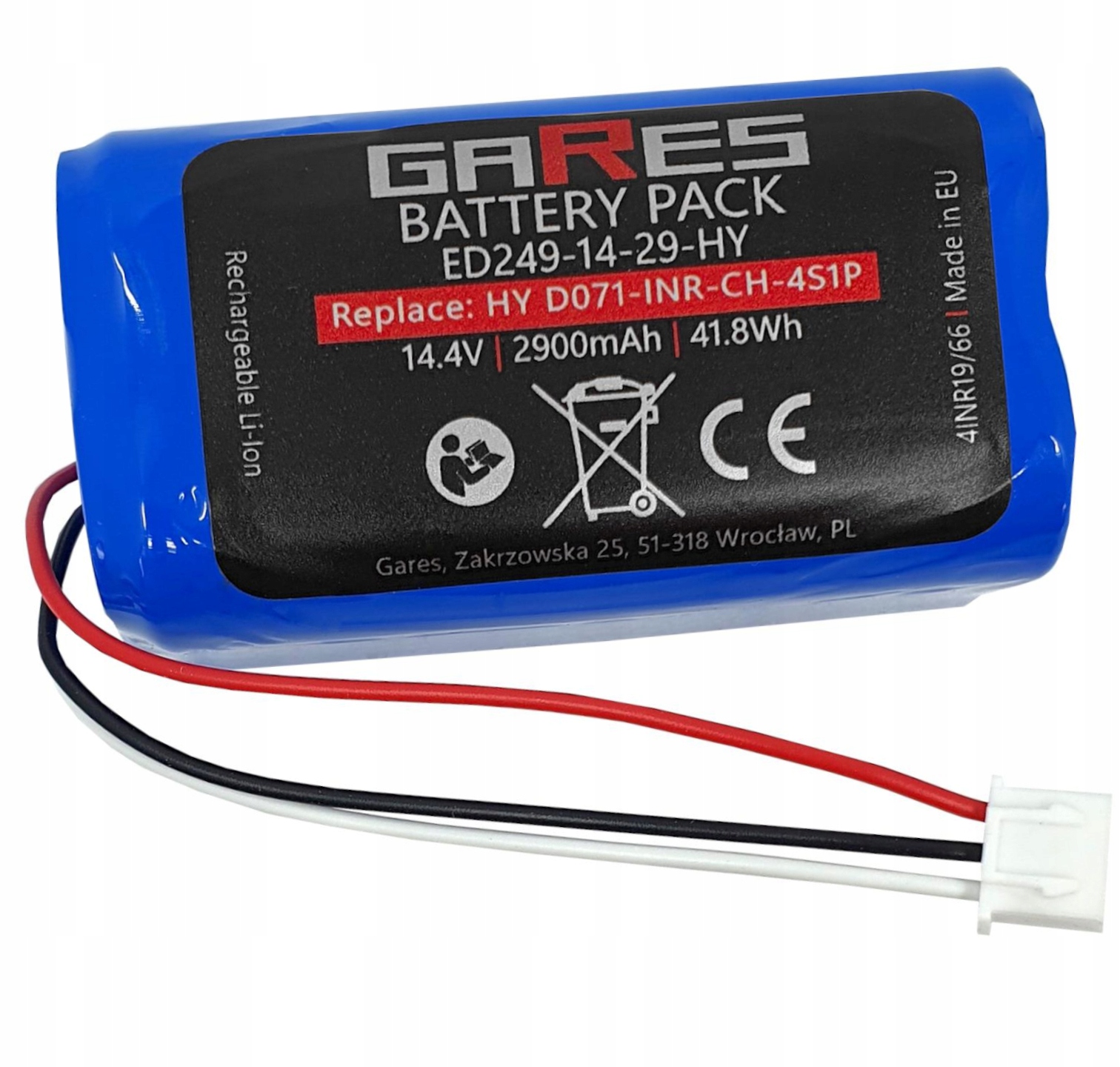 Baterie Akumulátor pro Liectroux C30B E30 iHome IHRV2 Kitfort KT-545 14,4V