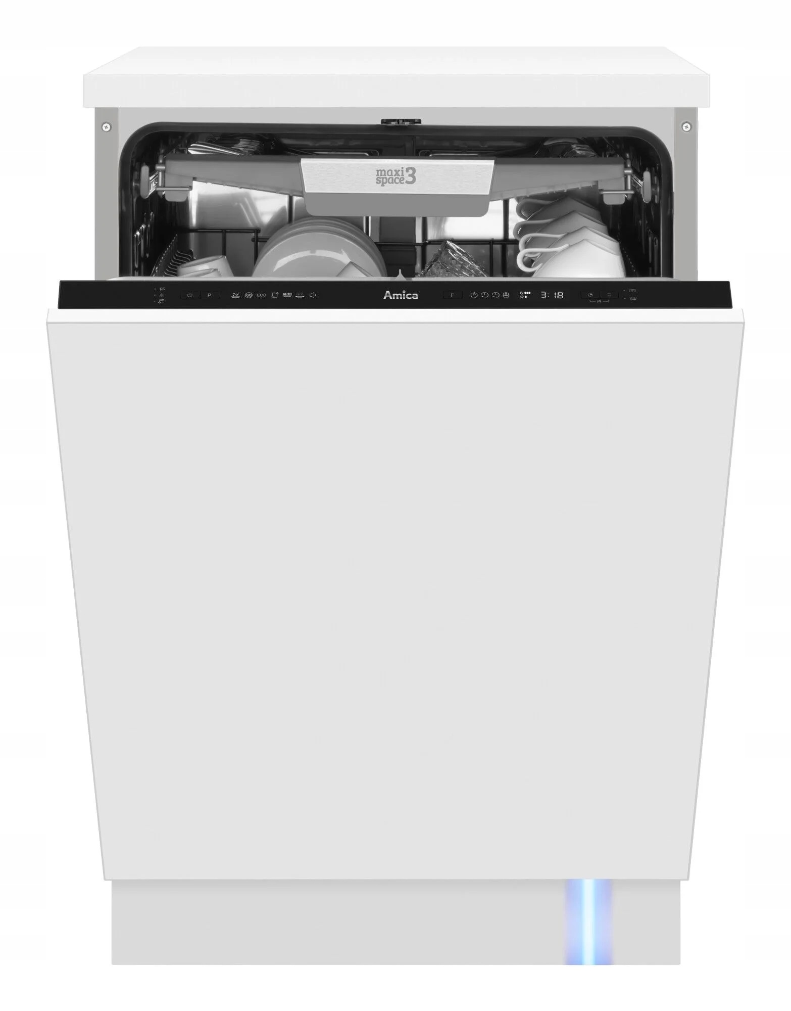 Zmywarka Amica DIM64C7EBOqH 60cm 14 kpl 3 kosz LED