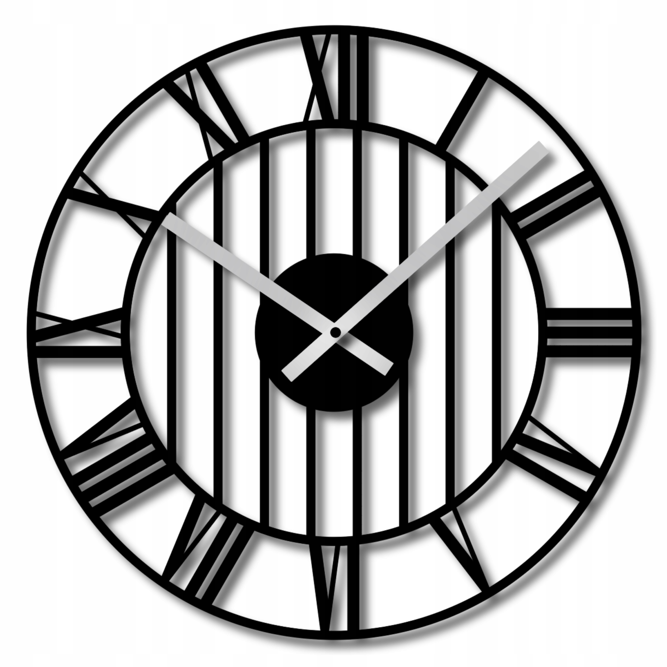 Nástěnné Hodiny 60 cm Klasické Římské Tiché Stylové Nástěnné Hodiny Do Obývacího Pokoje