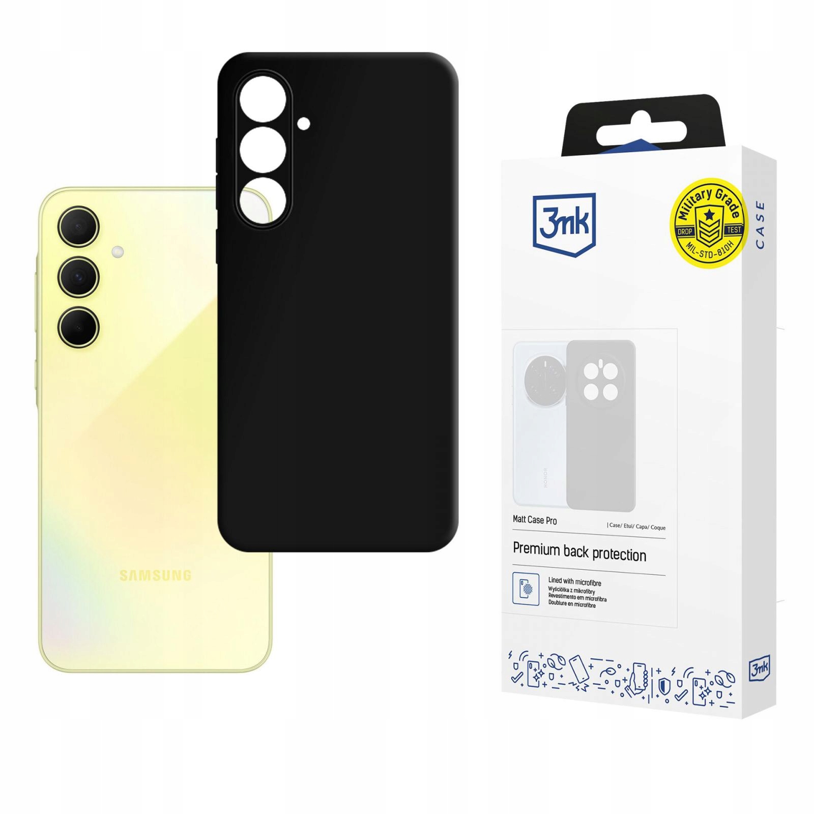 Samsung Galaxy A35 5G 3MK Matt Case Pro