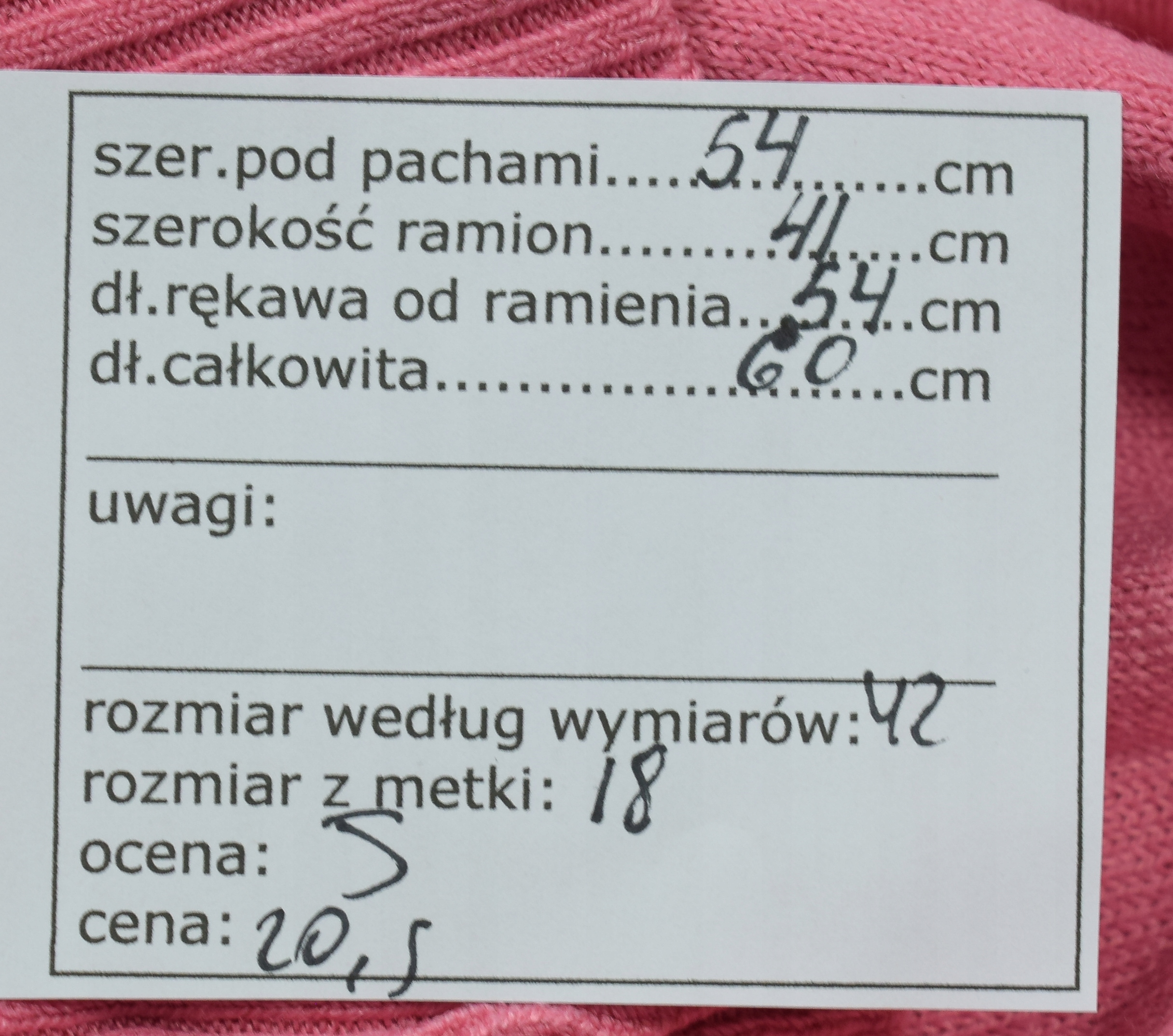 R12 SWETER DAMSKI F&F 42 IRL Fason prosty