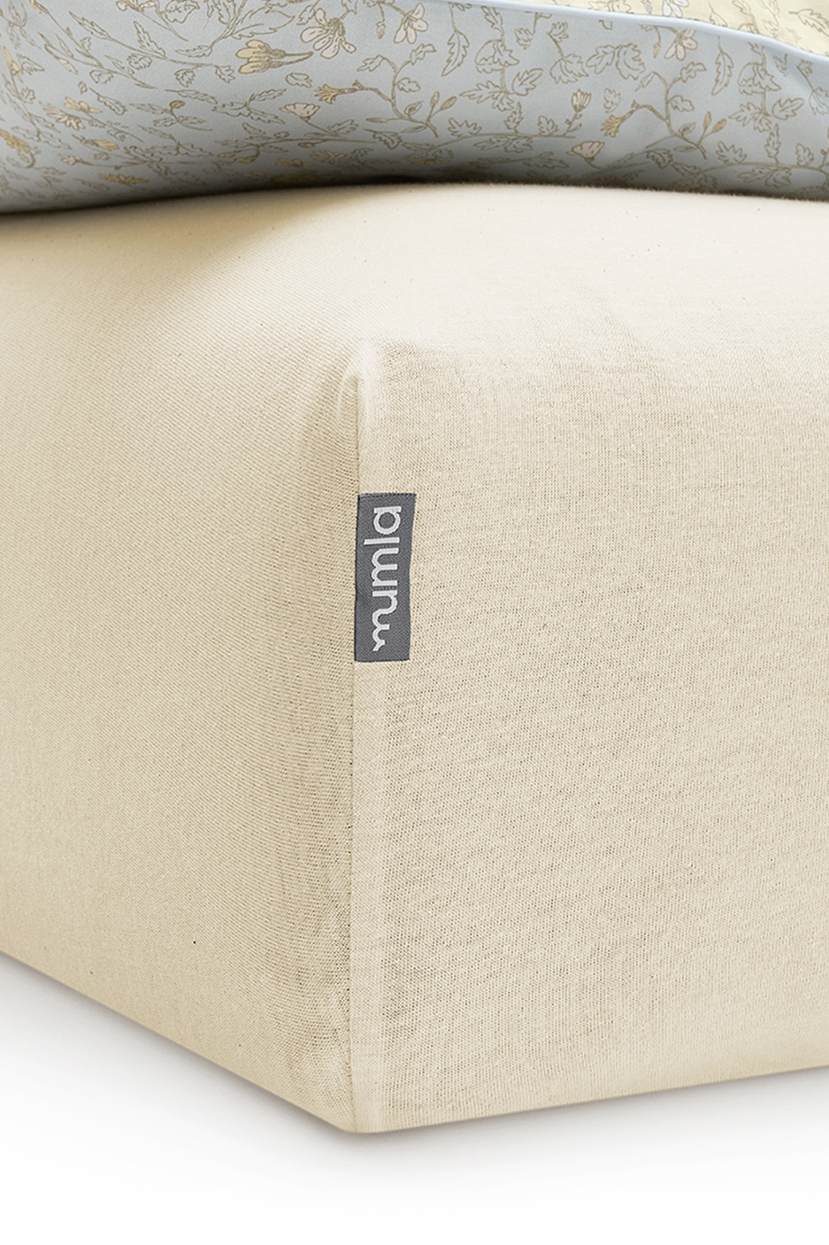 Prírodné bavlnené prestieradlo 180 x 200 cm na vysoký matrac Mumla