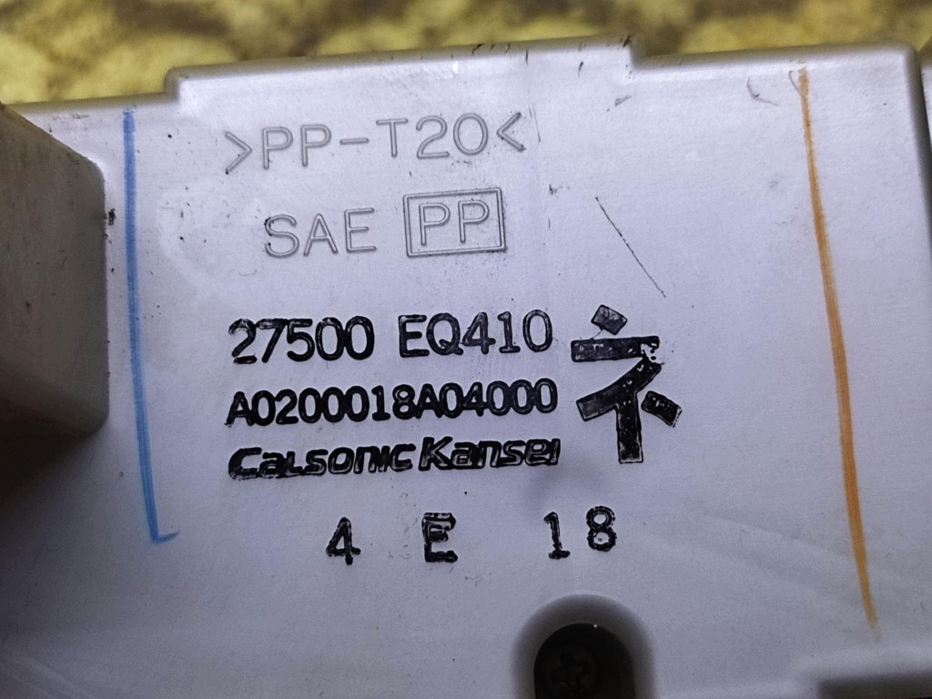 NISSAN X-TRAIL PANEL klími klimatizaci 27500EQ410