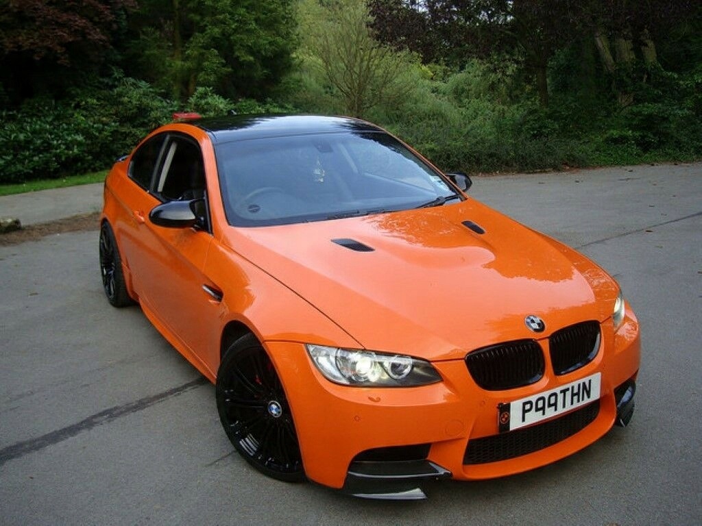 BMW e92 оранжевая
