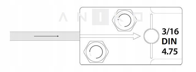 PRASKA DO ZARABIANIA PRZEWODÓW DIN ASTA A-ROG202 Marka Asta