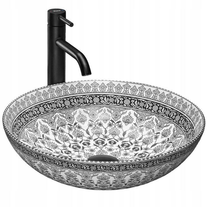 

Umywalka Nablatowa Ceramiczna Rea Arte Dark Grey